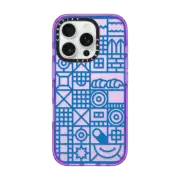 iPhone 16 Pro Impact Case FRAME BLUE