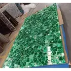 Green Agate Counter Top, Agate Kitchen & Dining Decor Table Top slab, Furniture