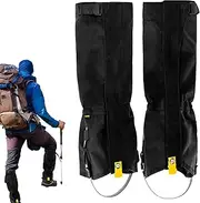 [Generic] Trail Gaiters,Snowshoeing Boot Guard - Waterproof Legging Gaiters for Camping, Hiking, Outdoors, Landscaping, Construction, Running