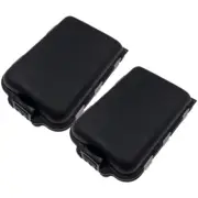 2 Pcs Waterproof Bait Box Fishing Gear Organizer Lure Storage Boxes