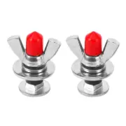 2Pcs 316 Stainless Steel Diving Screws Butterfly Backplate Wing Nuts for Un E7K7