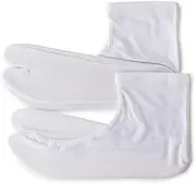 fukuske(福助) Fukusuke 3810-000 Fukusuke Tabi Socks, Soft Tabies (Woolly Nylon), Made in Japan, 1 Pair Set, Kimono, Kimono, Japanese Clothing, white, 3L