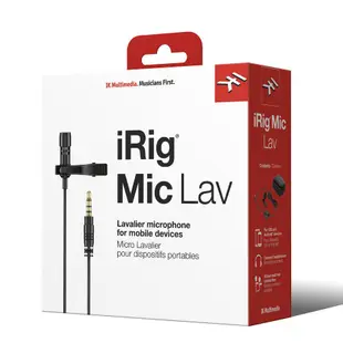 IK Multimedia iRig Mic Lav 領夾式 迷你 電容 麥克風 | 金曲音響