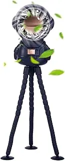 Handheld Cooling Fan | Rechargeable Portable Fan,Clip Fan, Safe Fan, Astronaut-Themed, 270° Horizontal Airflow Adjustment For Bicycles, Cribs, Car Seats