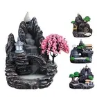 Backflow Waterfall Incense Burner Incense Fountain Burner Holder Zen Ornament