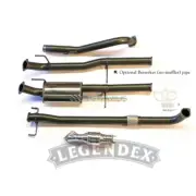 LEGENDEX 3" Exhaust for Mitsubishi Triton ML 2.5L TD Ute with Berserker (for: Mitsubishi)