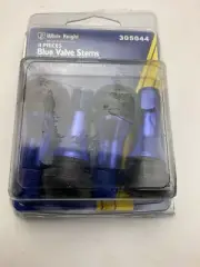 White Knight 305044 Blue Valve Stems TR413 .053" Rim Hole 1-1/4" Long