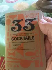33 cocktails Journal Pocket Sized New - FORMULATION