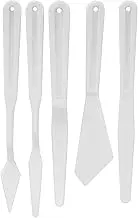 Pallet Knife Set of Long -lasting Plastic Spatula for Oil Paintings for Artists Home Studio 5PCs