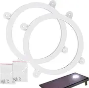 Cornhole Lights - Board Rings, Gardening Accessories | Waterproof LED Cornhole Lights, LED Backyard Games with Cornhole Ring, Delicate Lawn Play Lighting,