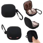 For Samsung Galaxy Buds Live / Galaxy Buds Pro Case, Silicone Case, Hook, Black