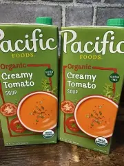 Pacific Foods Organic Creamy Tomato Soup 32 oz Carton Lot Of 2