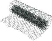 TOYANDONA Galvanized Chicken Wire Fencing Mesh Durable Hexagonal Wire Netting for Garden Use Lightweight Poultry Barrier for Protecting Plants and Livestock