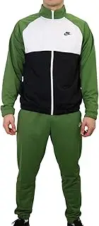 [Nike] NSW CE TRK WVN PK Tracksuit - Black/(White), Small
