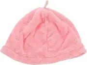 DRESSOOS Luxury Plush Hair Cap Sauna Hat Fast Drying Towel Wrap for Spa Gentle Hair Care