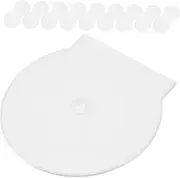 Zerodeko 20Pcs Reusable CD DVD Storage Cases Clear DVD Sleeves Lightweight Compact Design for Home Travel Protects Discs from Scratches CD Holder for Organizing