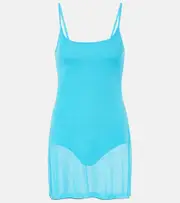 [Jacquemus] Jacquemus La Robe Maille Roupao minidress UK 18 blue