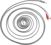 iplusmile 3.5mm to y Splitter Audio Cable Speaker Cable for Stereo Sound Replacement Wire for Car Power Amplifier