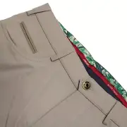 Meyer NWT 5 Pocket Jean Cut Pants Size 33 x 32 US Arizona Solid Light Tan Wool