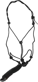 BCOATH Horse Braided Hackamore Rope Halter Horse Bridle Wear-Resistant Horse Halter Horse Show Halter The Reins Collar Horse Head Major Cycling Equipment Red Polyester Bitless Bridle