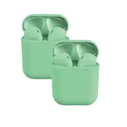 2 Packs Wireless Earbuds inPods 12 Touch Control Bluetooth 5.0 Earbuds Earphone with Storage Case-Green