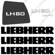 Fits Liebherr LH60 Decal Kit Material Handler - 7 YEAR OUTDOOR 3M VINYL!