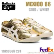 Onitsuka Tiger MEXICO 66 GOLD / WHITE 1183B566 201 UNISEX NEW Japan F/S