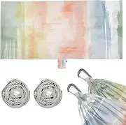 Soft Watercolor Style Camping Hammocks Swing Hammock for Outside Beach Patio Garden