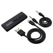 Bluetooth 5.0 Transmitter and Receiver, 3-in-1 Wireless Audio Aux 3.5mm Adapter