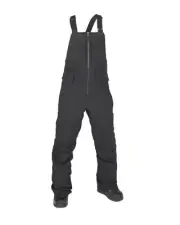 Volcom Swift Bib Overall Women's Snow Pants, Black, Medium
