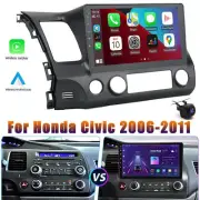 For Honda Civic 2006-2011 Apple CarPlay Android Auto Android 12 Car Radio GPS FM