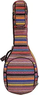 MUSIC FIRST Original Design 0.65" (16mm) Thick Padded Country Style 5-String Banjo Case, Banjo Gig Bag (Fit for Overall Length 38 inch / 96~97cm Full Size Banjo).
