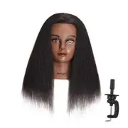 Hairingrid Mannequin Head 14" 100% Real Hair Hairdresser 14 Inch (Pack of 1)