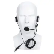 Tactical Motorcycle Helmet Radio Headset Microphone Nato Plug For BAOFENG 5R