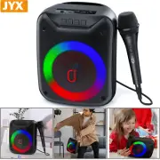 Kids karaoke Machine with Microphone For Birthday Bluetooth Speaker AU STOCK