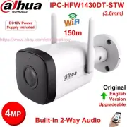 Dahua IPC-HFW1430DT-STW 4MP Two-Way Audio Dual-Antenna WiFi IP Bullet camera 3.6