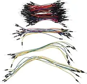TEHAUX 130Pcs Assorted Breadboard Jumper Wires Kit Male to Male Cables for Electronics Circuit Boards Durable and Versatile for Various Electronic Projects and Applications