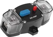 INFINAUTO DC 12-24V 250Amp Car Truck Circuit Breaker Audio Inline Fuse Holder Stylish Design