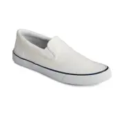 Sperry Men's Striper II Slip On Sneaker Salt Washed White - 13934930 (STS22404),