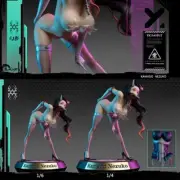 Yu Studio Demon Slayer Kamado Nezuko Resin Model Painted Statue In Stock 1/6 1/4