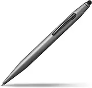 Cross Tech2 Ballpoint Pen with Stylus, Titanium Grey, 1 Count (Pack of 1)