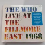 THE WHO LIVE AT THE FILLMORE 東部 1968 2CD 專輯 C19 M22