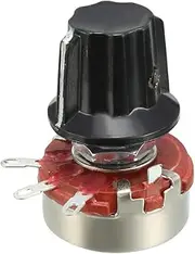 XYWHPGV WH118 1K Ohm Variable Resistors Single Turn Rotary Carbon Film Potentiometer w Knobs(cfa81 9bbc8 25f92 660df 03cc4 0ec01