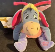DISNEY STORE DS USA 2000 EASTER Butterfly EEYORE 8" Bean Bag Plush MWMT
