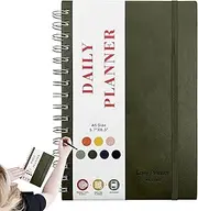 Fitness Diary, Diary - Undated To-Do Notebook, Daily Workout Logbook, To Do List Planner, School Supplies, A5, Daily Work Planner for Birthday Holidays