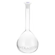 2000ml 3.3 Borosilicate Glass Graduated Volumetric Flask with Plug Cap