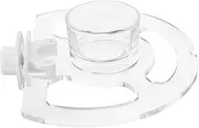 YARNOW Acrylic Bird Perch Platform Elevated Feeding Stand for Parakeets Parrots Cage Accessory for Comfortable Secure Bird Playtime Easy Installation