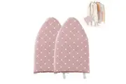 COMFEYA 2-Pack Steam Ironing Gloves with Finger Loop - Pink