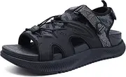[ONCAI] Walking Sandals for Women,Sport Athletic Hiking Sandals With Arch Support Orthotic Outdoor Footbed for Plantar Fasciitis, Sandalias Mujer with Adjustable Straps (US Size 6-12)
