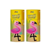 2x Avenir Sewing Key Chain Flamingo Soft Plush Kids/Children Craft Activity 8y+